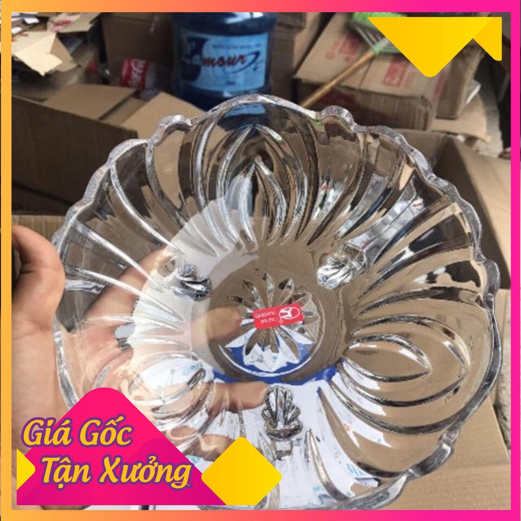 [Giá sỉ] Combo 5 thố 704A+ khay + 2 đĩa thả hoa