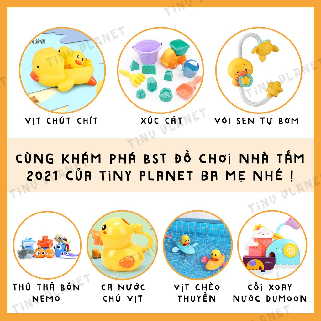 Gáo nước hình chú vịt siêu cute cho bé