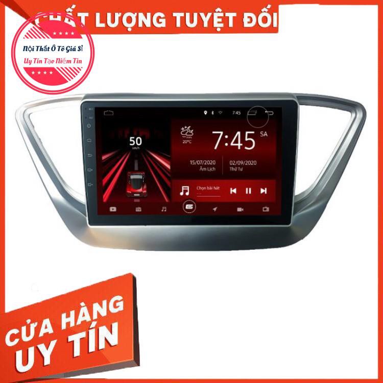 Mặt Dưỡng Lắp DVD Android Hyundai Accent 2018-2019 9inch Có Jack Nguồn Zin -Chuyên Sỉ