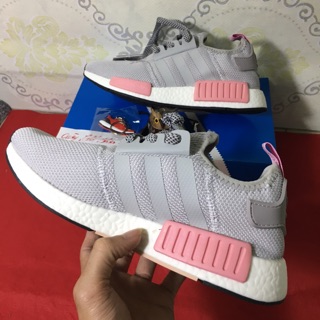 Giầy Adidass NMD r2 ( xám hồng)