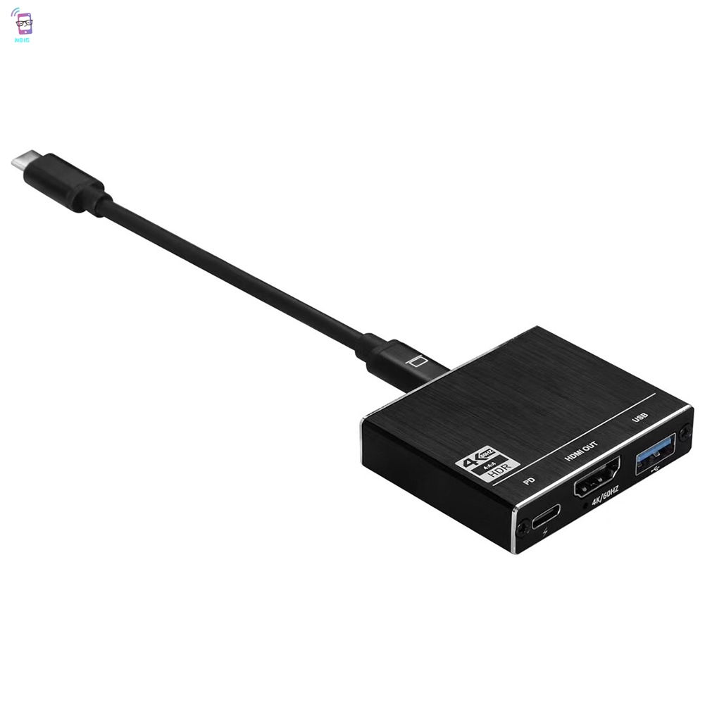 MG 3 In 1 Type C Hub USB C to HDMI 4K 100W USB-C PD for MacBook Pro Laptops Phones @vn
