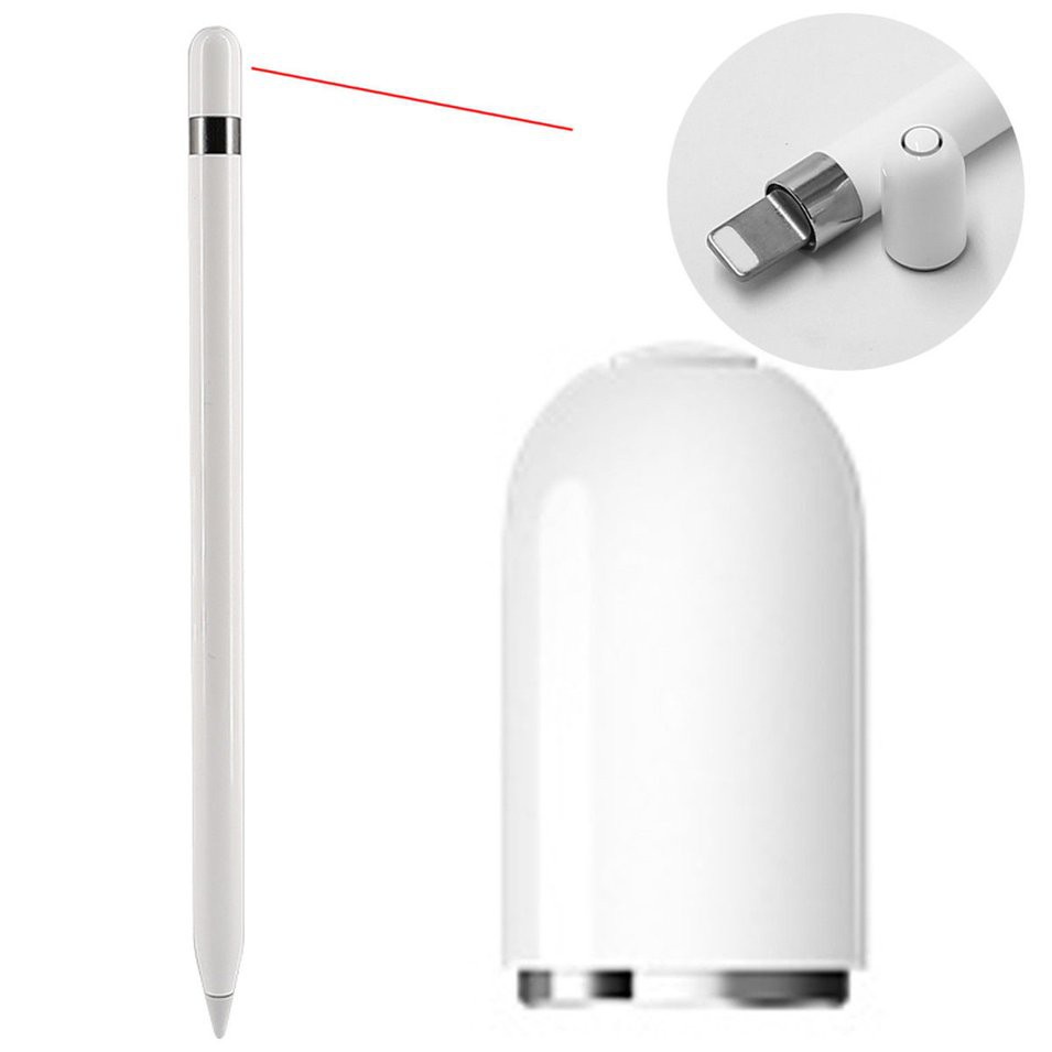 Nắp Nam Châm Màu Trắng Bảo Vệ Bút Cảm Ứng Apple Pencil