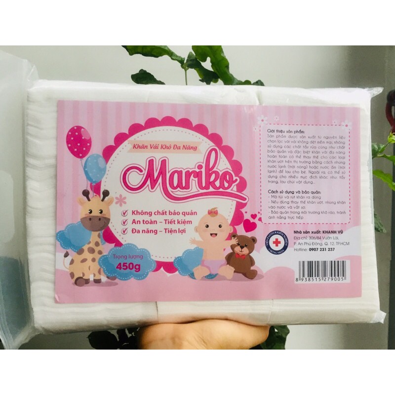 Khăn vải khô đa năng Mariko 450g