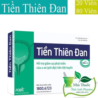 Tiền thiên đan hỗ trợ giảm u xơ tiền liệt tuyến
