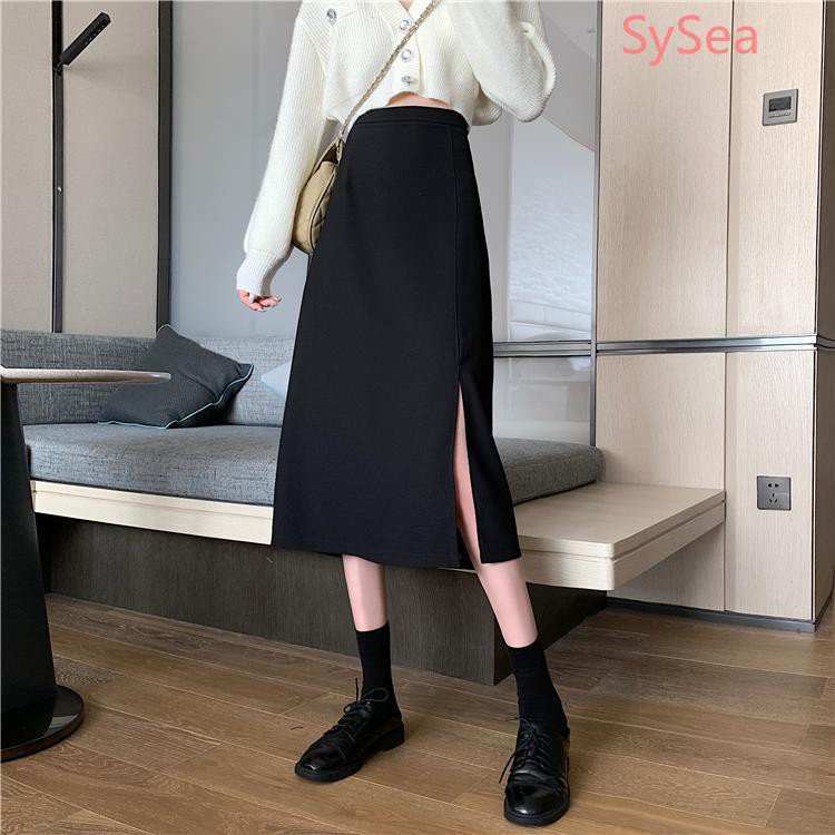 [JOSE10PTD GIẢM10%TỐIĐA10KĐƠN700K] Chân váy dài xẻ tà, chân váy công sở chữ A dáng dài JOSEE' chất vải tuyết mưa cao cấp | BigBuy360 - bigbuy360.vn