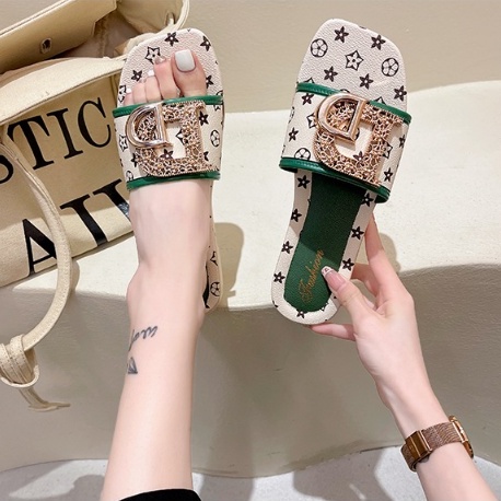 Dép Quai Ngang Thời Trang Nữ Kiểu Dáng Sang Trọng - Dép Đế Nhựa Dẻo Chống Trơn Trợt