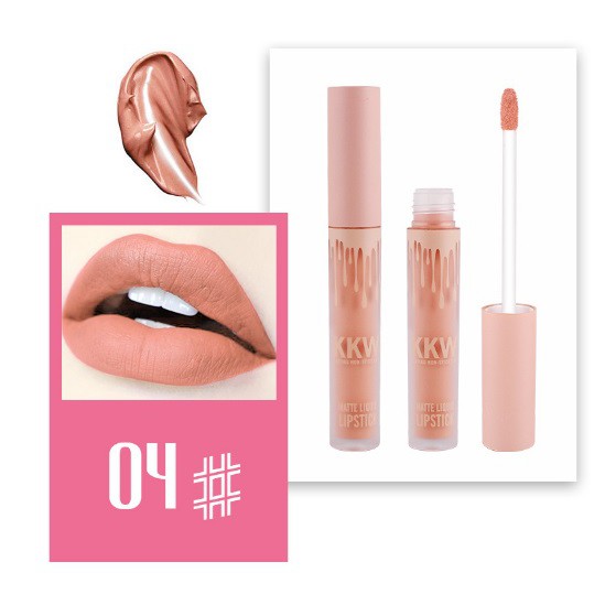 Son Kem Lì Tơ Lụa KKW Matte Liquid Lipstick Phong Cách Âu Mỹ