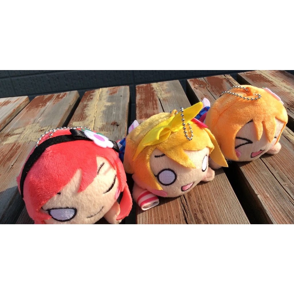 Móc chìa khóa bông Love Live Mini Nesoberi Plush Muse Happy Maker chính hãng Nhật Bản