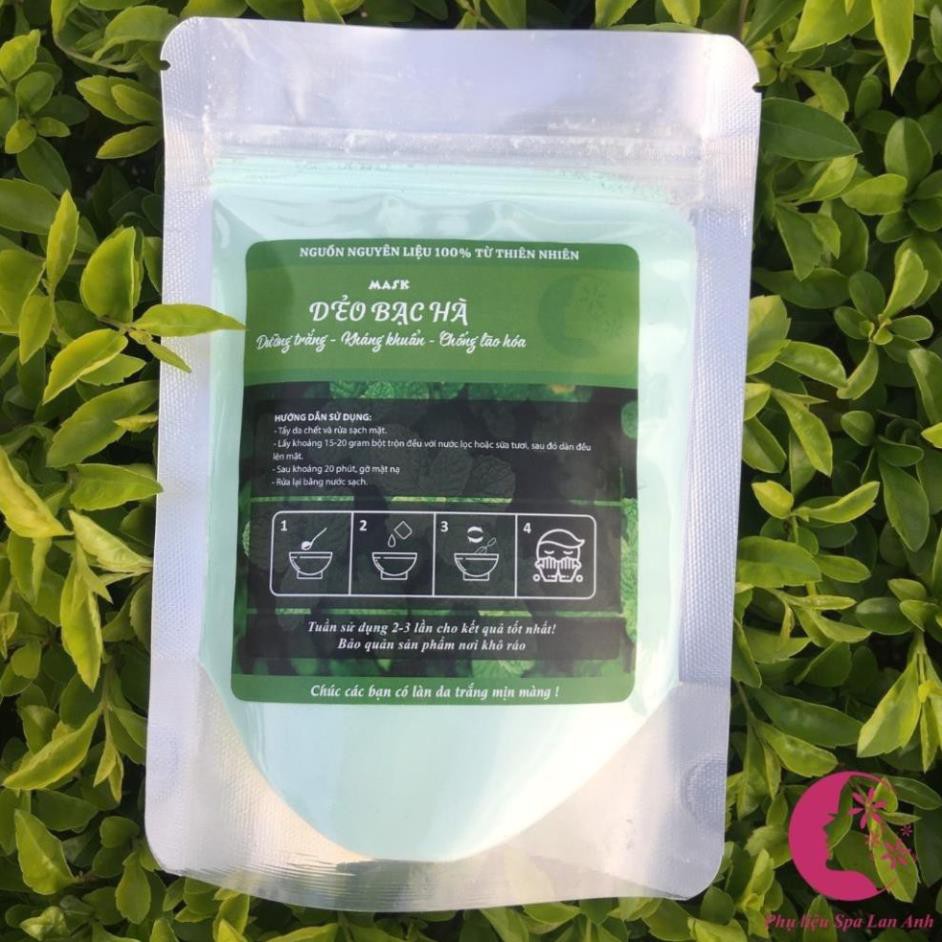 1kg Mặt nạ hoa hồng collagen, bạc hà dẻo handmade