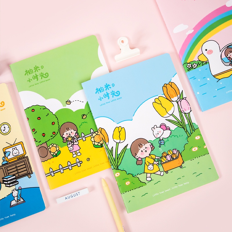 Vở may gáy Guangbo 40 trang Little Time Little Happy Size B5 60183-17