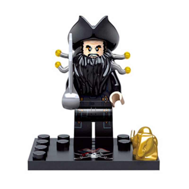 Mô Hình Lắp Ráp Nhân Vật Jack Sparrow Davy Jones Trong Pirates of the Caribbean