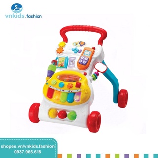 Free ship !!! xe tập đi đa năng có bàn nhạc winfun 0804 chính hãng