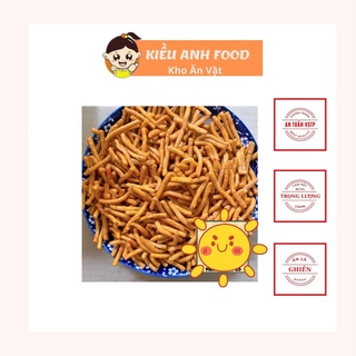 500g snack tăm cay phô mai,bim bim que phô mai cay giòn thơm