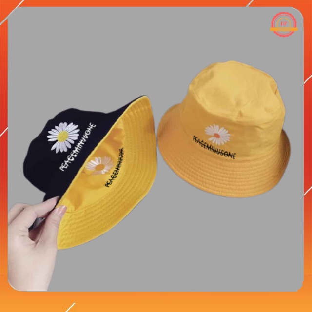 Nón Bucket 2 Mặt Hoa Cúc Peaceminusone Nam Nữ Siêu Chất B02, NP-fashion store