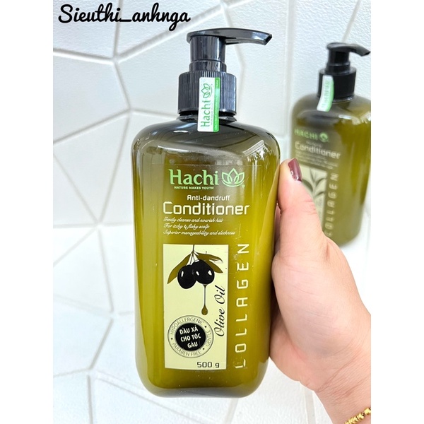 Dầu Gội/Dầu Xả HaChi Chai 500Ml