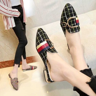 Dép Bít Mũi Nhọn Dễ Phối Đồ Thời Trang Cho Nữ