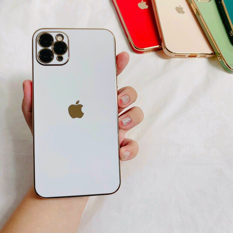 Ốp Lưng Iphone viền vuông - Case Dành Cho Iphone 11/11 pro /11 Pro Max/ ip 12/12 pro/12 Pro Max dẻo silicon sang. | BigBuy360 - bigbuy360.vn
