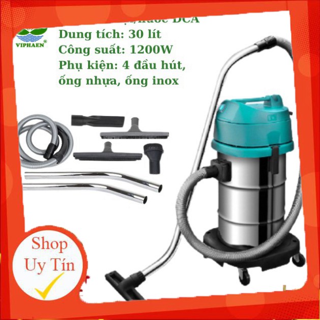 Máy Hút Bụi Nước DCA AVC30, Máy Hút Bụi Công Suất 1200W, 30 Lít