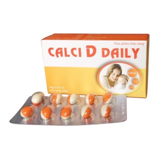 Calci D daily  (bổ sung Calci, vitamin A, D và khoáng chất cho phụ nữ có thai, cho con bú, trẻ em, người cao tuổi ...)