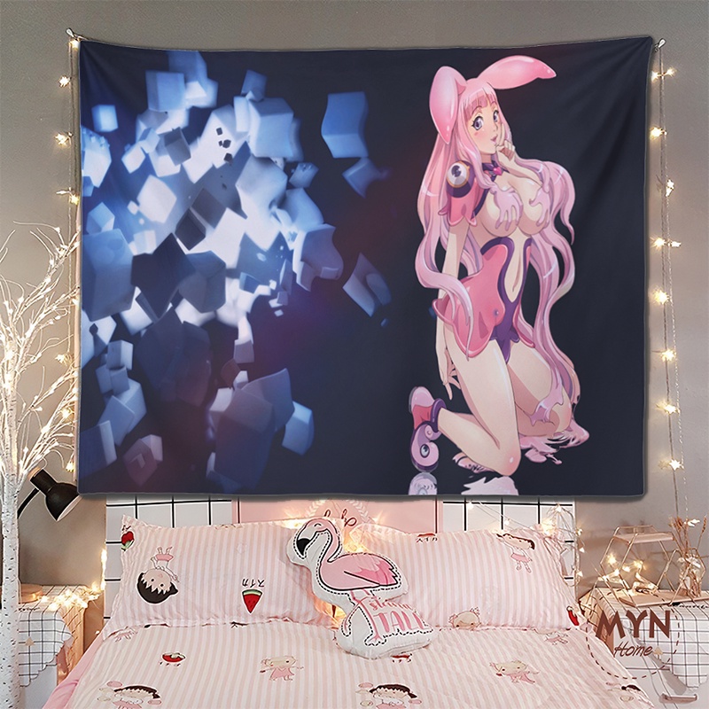 Tranh anime trang trí phòng-Tặng kèm bộ đèn led và móc treo-miễn phí vận chuyển với gói freeship extra.Oder là có ngay.