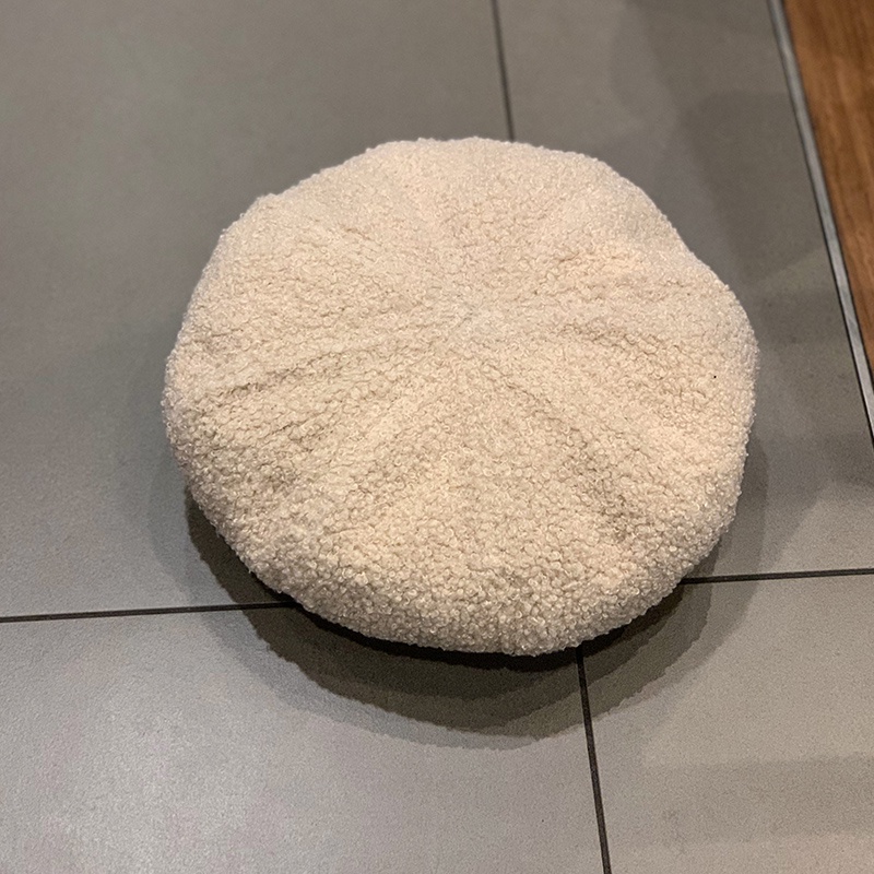 Mũ Beret Lông Nhung Màu Sắc Retro Phong Cách Hàn Quốc Cho Nữ