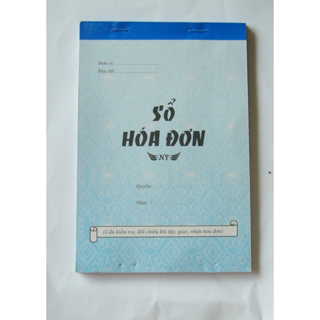 Sổ Hóa đơn bán lẻ 2 liên
