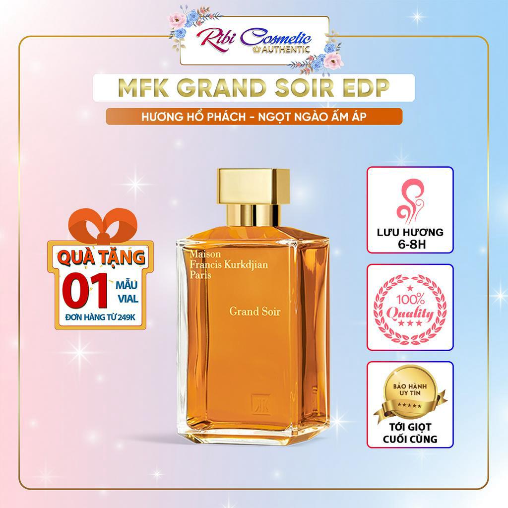 Nước Hoa Unisex Mfk Grand Soir Thơm Lưu Hương Lâu - Ngọt Ấm Áp- Hoàng Hôn Nơi Kinh Đô Ánh Sáng  Ribicosmetics