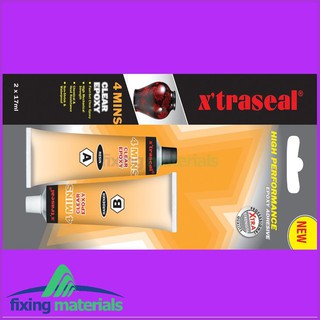 Keo dán đa năng x'traseal Epoxy 4 Phút (Keo AB, không màu)
