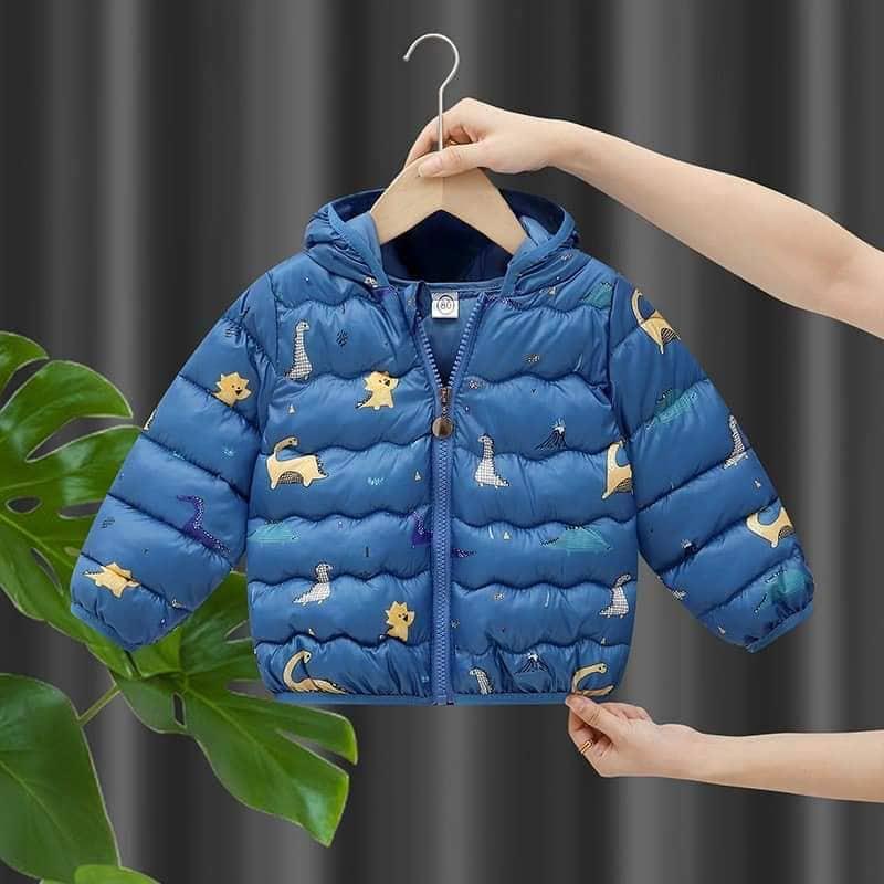 MẪU 2022 ÁO KHOÁC SIÊU NHẸ TAI GẤU CHO BÉ