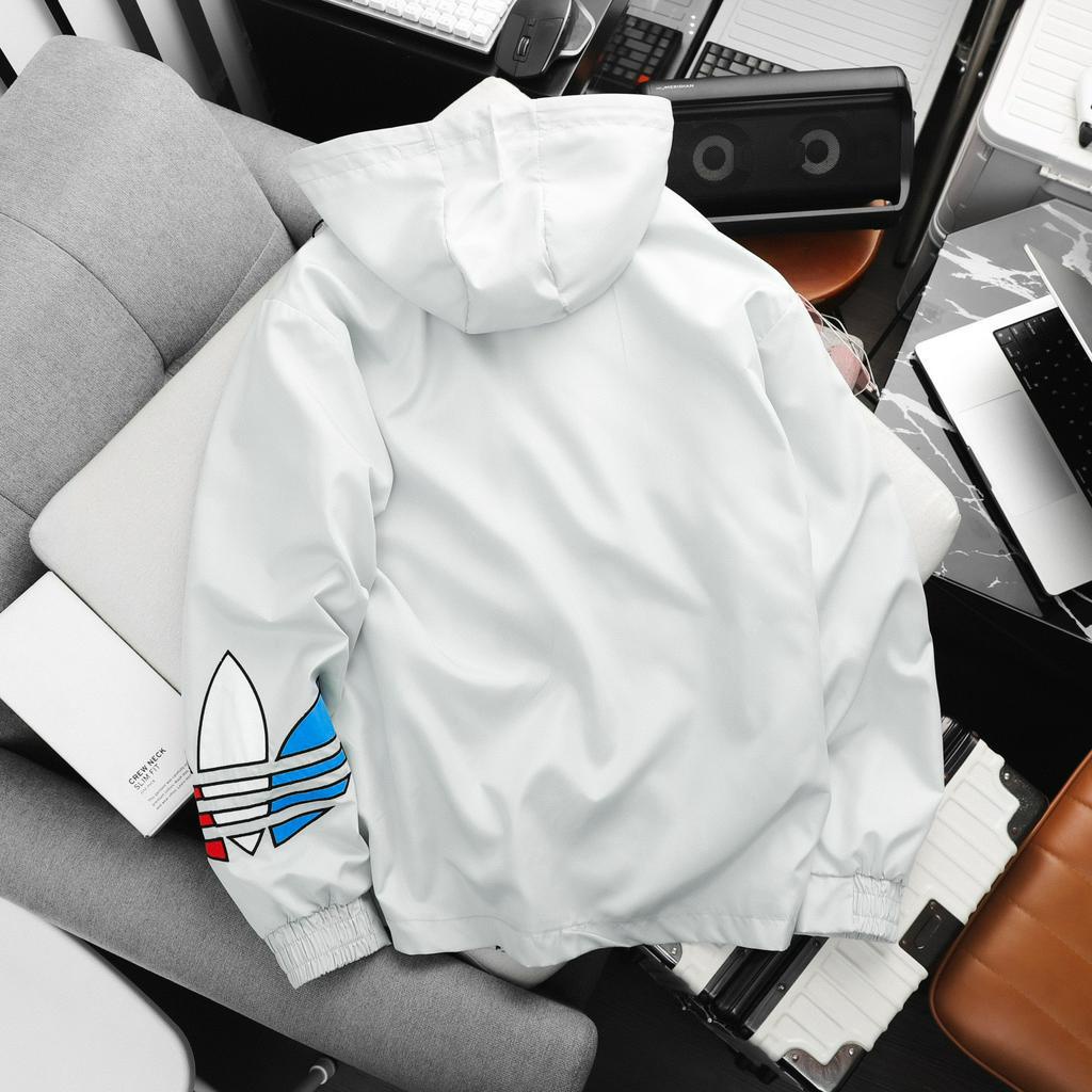 Áo khoác thể thao DA76AK chất gió nhẹ mát, form chuẩn đẹp có nón