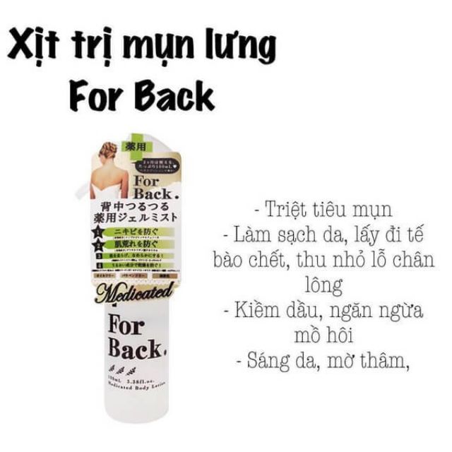 Xịt  mụn lưng PELICAN FOR BACK