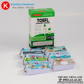Bộ KatchUp Flashcard TOEFL B - Best Quality (03BB)