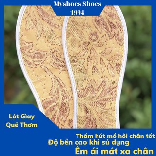 Lót quế giầy hương thơm quế. chống hôi chân khử mùi