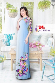 Áo dài in 3D tằm lụa