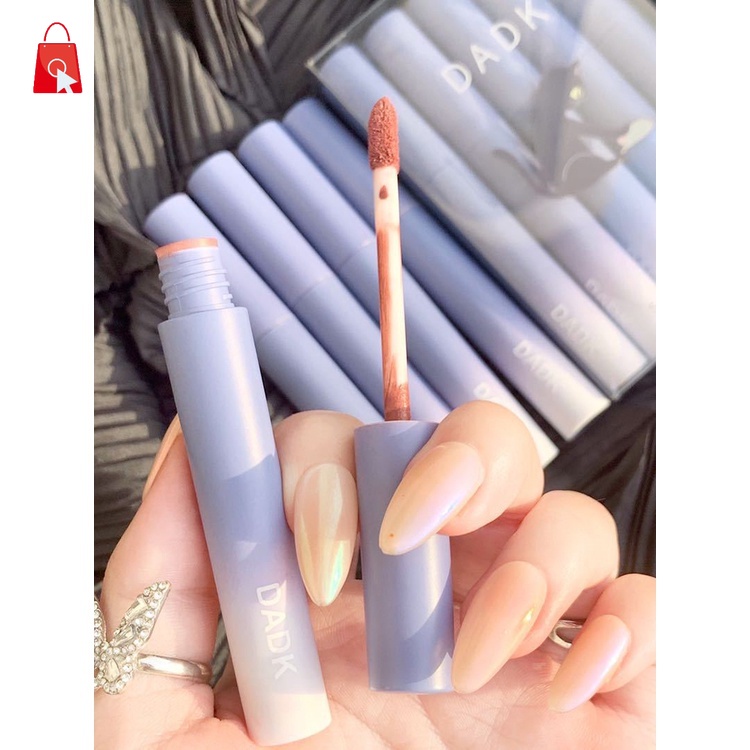[Hàng mới về] Bộ 5 son môi dạng kem lì mịn mượt như nhung lâu trôi không thấm nước độc đáo