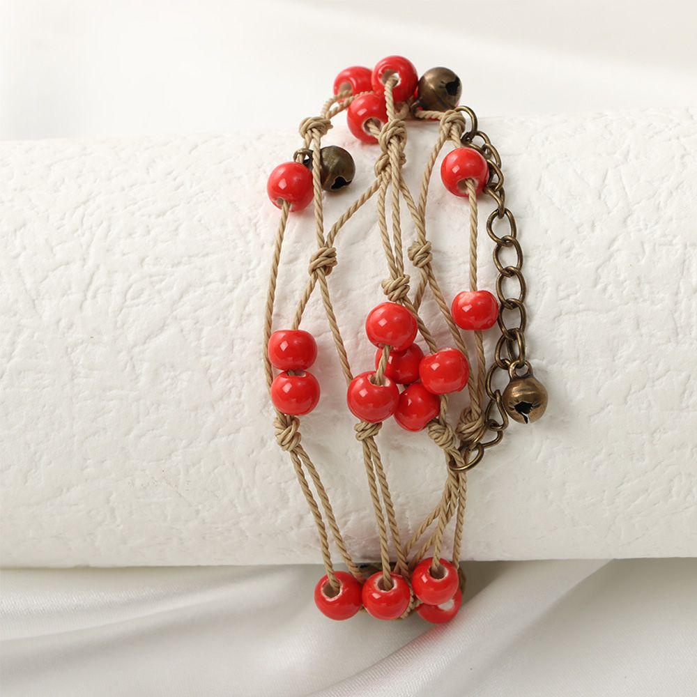 Vòng Tay Chuỗi Hạt Thiết Kế Dễ Thương Ngọt Ngào Cho Học Sinh