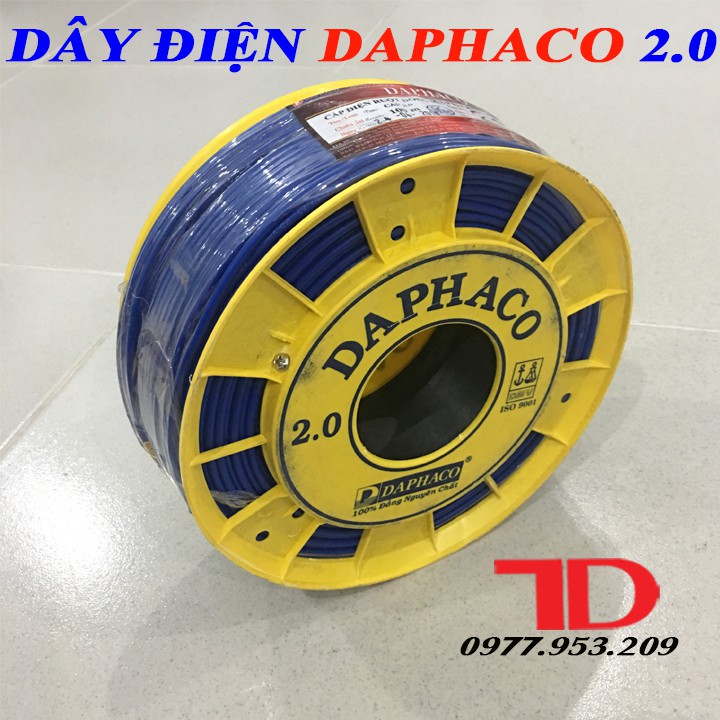 DÂY ĐIỆN ĐƠN DAPHACO 2.0 - 100 MÉT