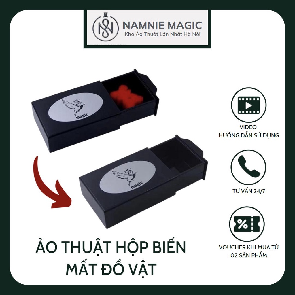 Ảo Thuật Chiếc Hộp Thần Kì, Biến Mất Và Xuất Hiện Đồ Vật, Double Magic Box, Đồ Chơi Sáng Tạo, Thông Minh, Trí Tuệ Cho Bé