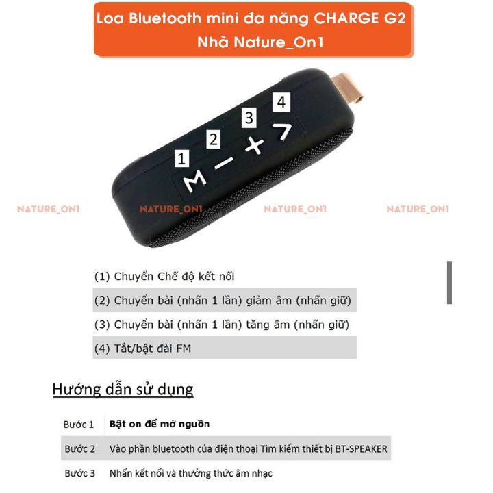 [Mã ELHACE giảm 4% đơn 300K] Loa bluetooth mini cầm tay Charge2 ⚡️NHỎ GỌN⚡️ có thể cắm USB và thẻ nhớ