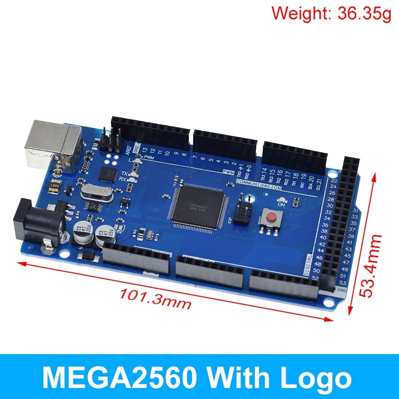 Bảng Mạch Phát Triển Mega2560 Atmega16U2 / Pro Mini Mega 2560 Mega + Wifi R3 Atmega2560 Ch340G Cho Arduino Uno R3 Esp8266