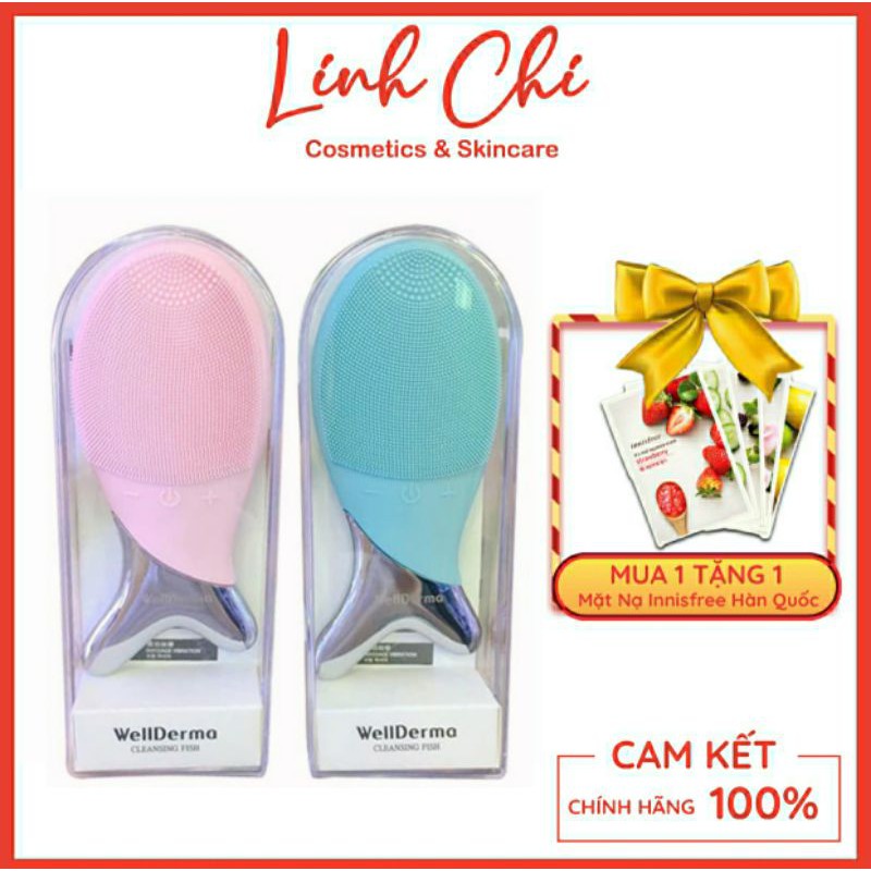 Máy rửa mặt con cá WellDerma Cleansing Fish Hàn Quốc