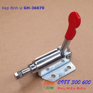 Cam kẹp chốt, kẹp định vi, khóa đui tôm thép mạ kẽm lực giữ 50kg hành trình 10mm - GH-36070