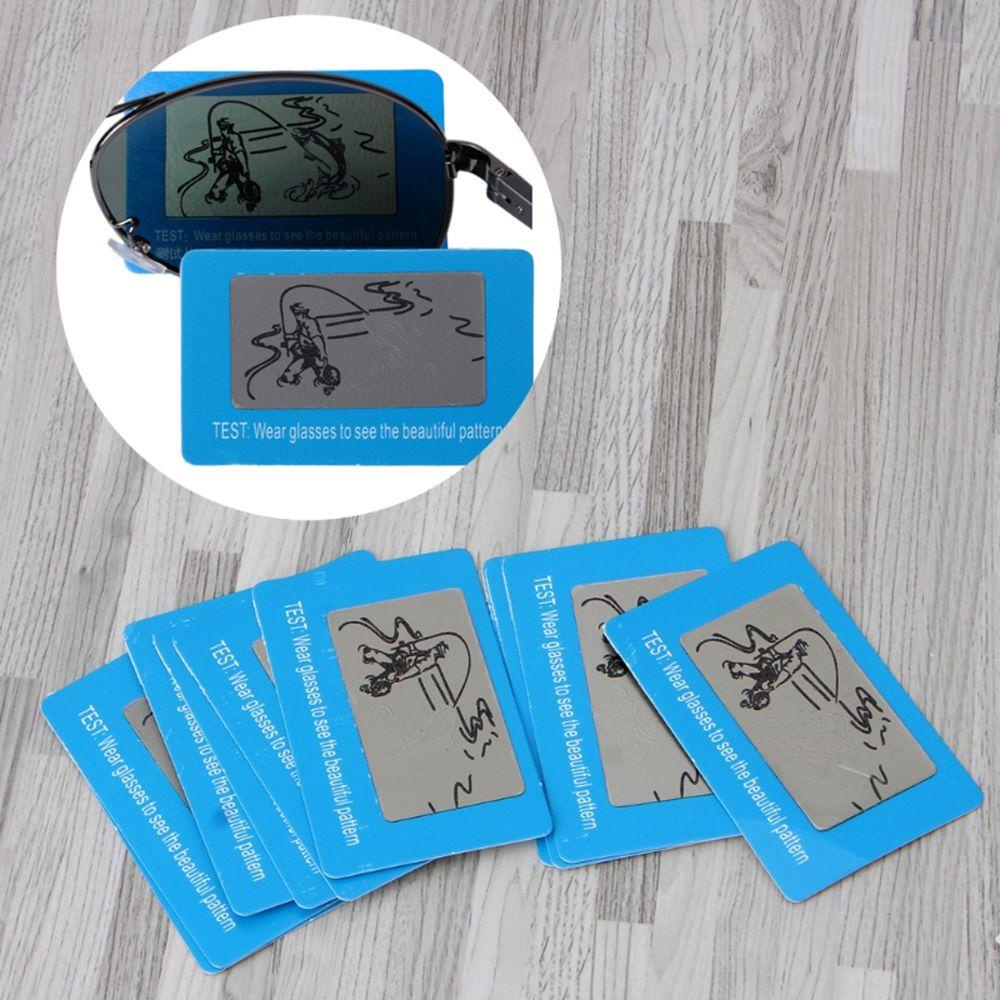 Set 100 Thẻ Kiểm Tra Kính Mát Phân Cực Chất Lượng Cao