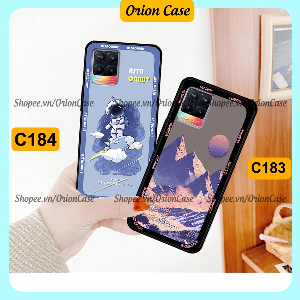 Ốp Realme 8 in hình astronaut pro nasa, moutain cá tính.ốp lưng chống sốc.