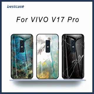 Ốp lưng vân đá cẩm thạch nhiều mẫu mã cho điện thoại VIVO V17 Pro
