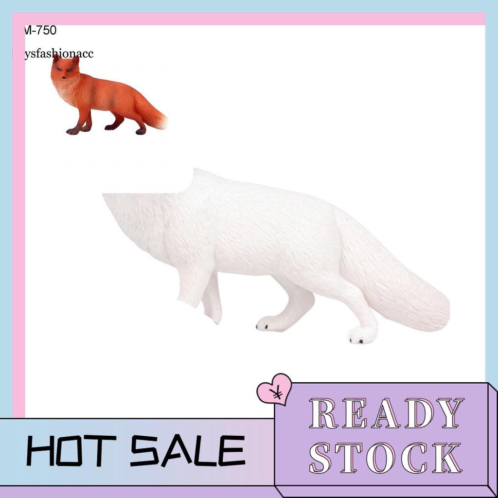 Mô hình chú cáo bằng nhựa PVC sống động dùng trang trí