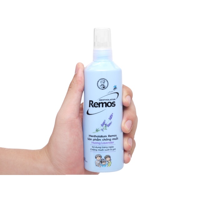 Xịt muỗi Remos cho bé + người lớn