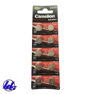 Pin Camelion AG10, LR1130, 189 Plus Alkaline - Vỉ 10 viên