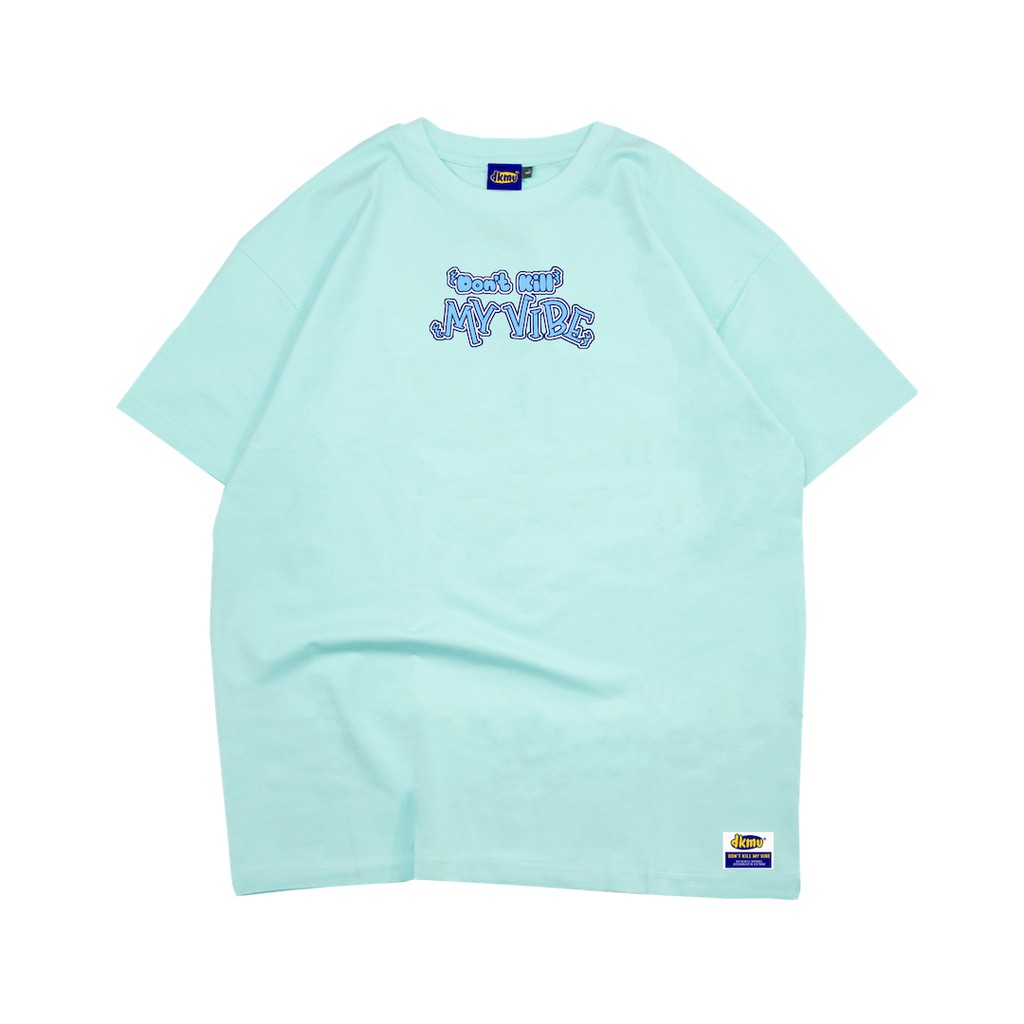 Áo thun nữ form rộng in hình màu xanh Don't Kill My Vibe | Blue Surfing Tee