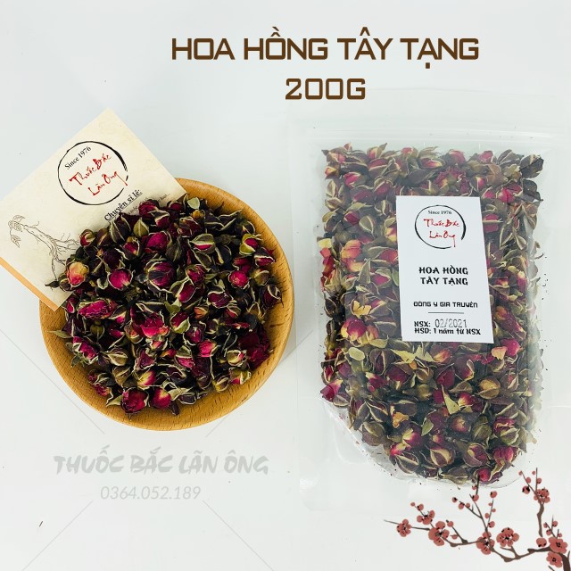 Nụ Hoa Hồng Tây Tạng 200g (Nụ Hồng Nguyên Bông)